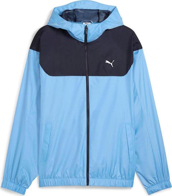 Puma Essential Relaxed Windbreaker Erkek Mavi Günlük Stil Sweatshirt 68462657 - Image 1