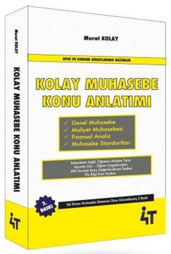 Kolay Muhasebe Konu Anlatımı - KPSS ve Kurum Sınavlarına Hazırlık - 4T  Yayınları - Image 1