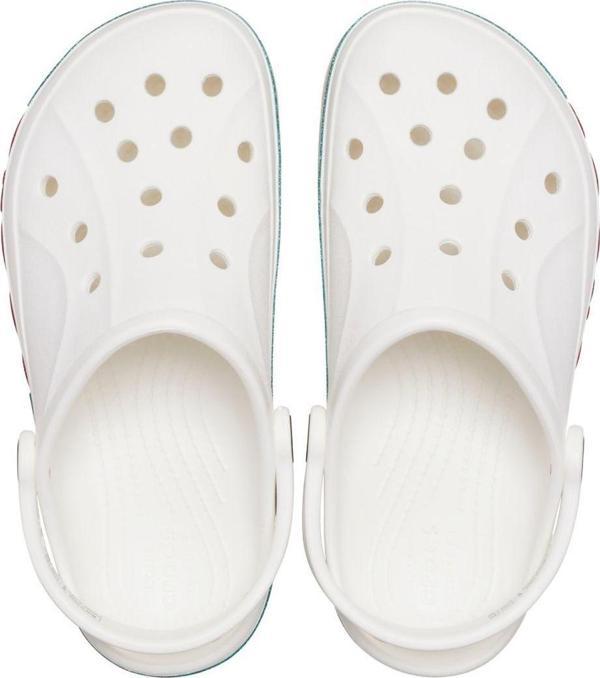 Crocs 209731-100 Bayaband Rainbow Glitter Clg T &Amp;Ccedil;Ocuk Terlik Beyaz - Image 1