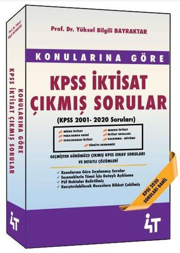 Konularına Göre KPSS İktisat Çıkmış Sorular - 4T  Yayınları - Image 1