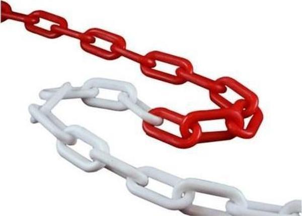 Kırmızı Beyaz Plastik Zincir  - Image 1
