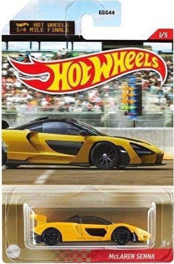 Hot Wheels 1/4 Mile Kings Kısa Mesafe Yarış Arabaları McLaren Senna GYN21 GRP28 - Image 1