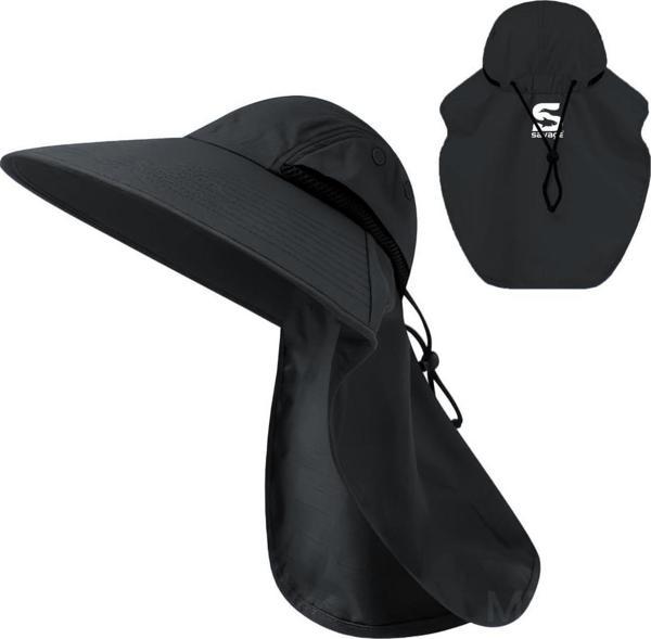 Ense Korumalı Outdoor Şapka - UV Korumalı - Füme - Savage - Image 1