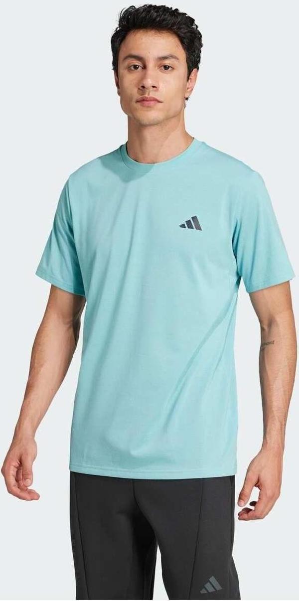 Adidas Turkuaz Erkek Yuvarlak Yaka Normal Kalıp  T-Shirt Iw3320 Tr-Es Comf Tee - Image 1