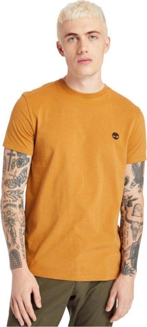 Timberland Ss Dunstan Rıver Jersey C Hardal Erkek T-Shirt 101096714 - Image 1