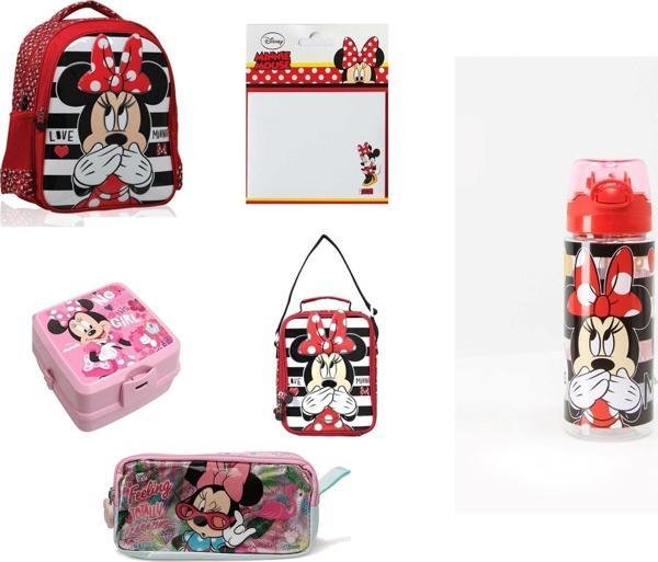 Minnie Mouse Ilkokul Çantası (6 PARÇA SET) - Image 1