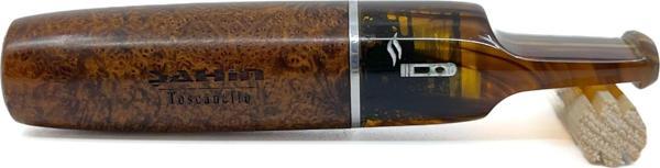 Şahin 9 mm Filtreli Toscanello-Backwoods Gül Kökü (Briar) Puro Ağızlığı - 2609 - Image 1