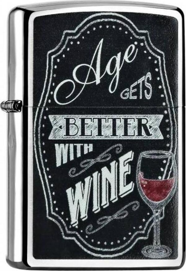 Zippo Age Gets Better With Wine Dizayn Çakmak - Image 1
