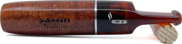 Şahin 9 mm Filtreli Toscanello-Backwoods Gül Kökü (Briar) Puro Ağızlığı - 2610 - Image 1