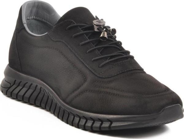 Pierre Cardin 43255-1 M Siyah Nubuk Hakiki Deri Erkek Günlük Ayakkabı - Image 1
