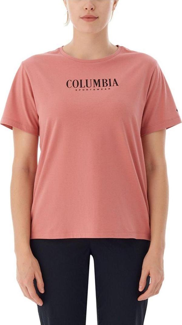 Columbia Csc Casual Brand Kadın Kısa Kollu T-Shirt - Image 1