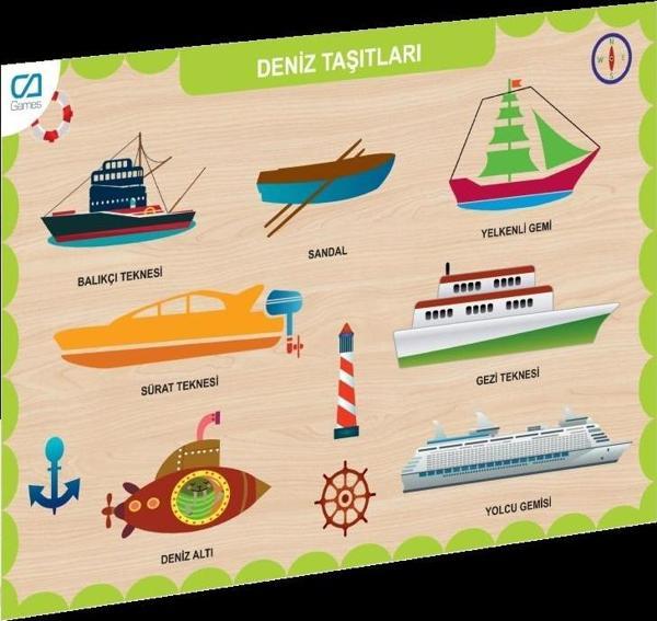 Nessiworld CAAHS-3201 AHŞAP DENİZ TAŞITLARI BUL-TAK - Image 1