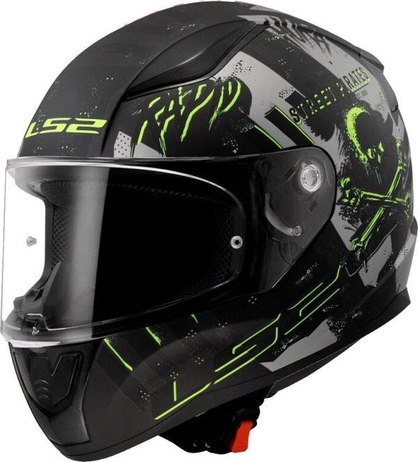 Ls2 Rapıd 2 Pırates Tıtanıum Kask - Image 1