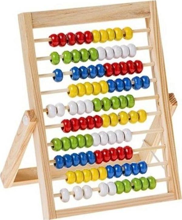 Nessiworld Sunman Ahşap Ayaklı Abaküs - Image 1