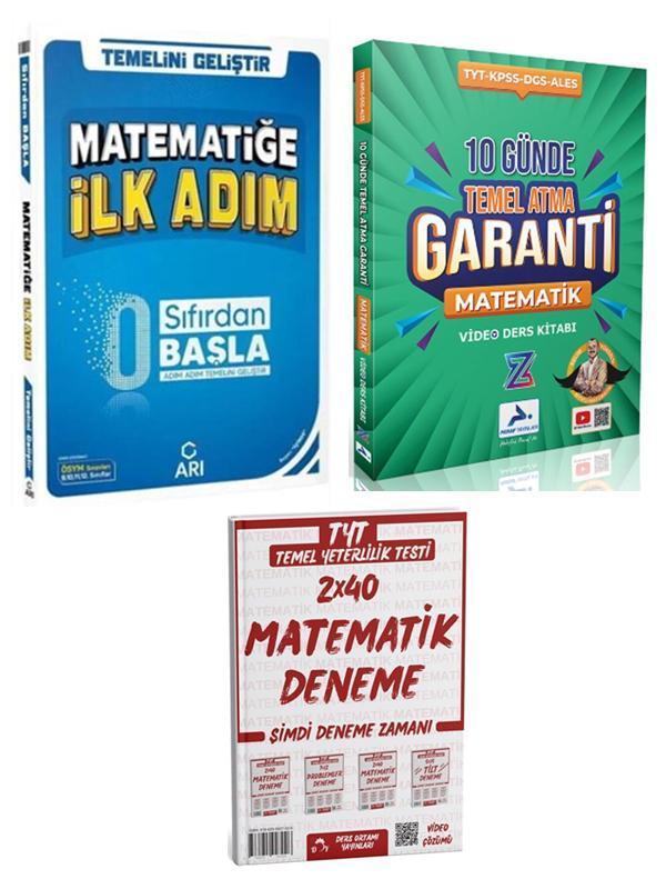 Ders Ortamı + Arı + Paraf 2026 Matematik 0 dan Başla + Z Takım Matematik + Deneme 3lü Set - Ders Ortamı Yayınları - Image 1