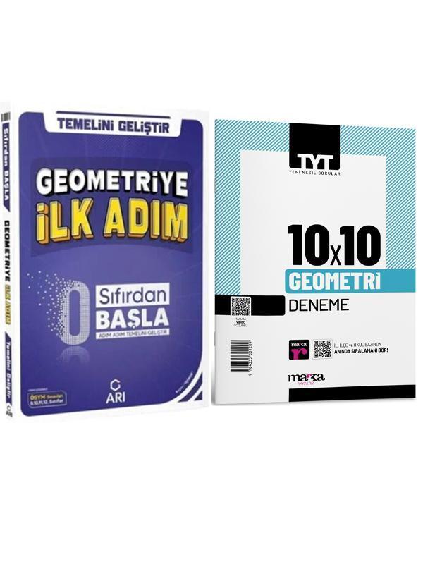 Marka + Arı 2026 Geometri 0 Dan Başla + Deneme 2 li Set - Marka Yayınları - Image 1