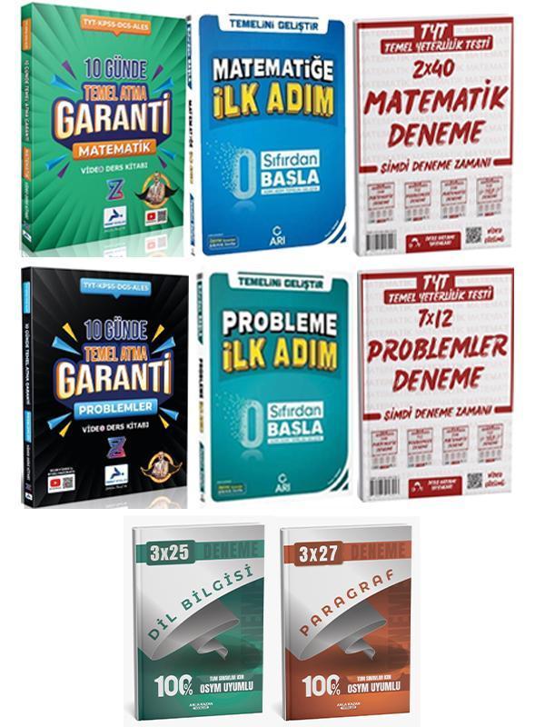 Arı + Paraf 2026 Matematik Problem 0 Dan Başla + Deneme + Anla Kazan Deneme 8 li Set - Anla Kazan Yayınları - Image 1