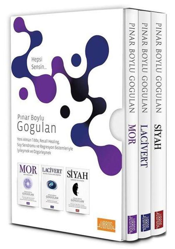 Mor - Lacivert - Siyah Seti - 3 Kitap Takım - Libros Kitap Yayınevi - Image 1