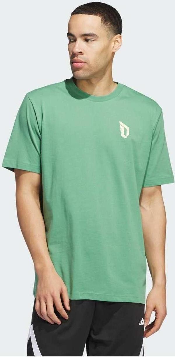 Adidas Dame Fndn Tee Erkek Günlük Tişört Iy3728 Haki - Image 1