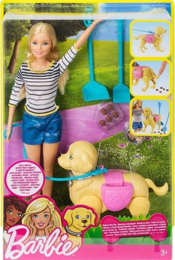 Nessiworld DWJ68 Barbie ve Köpeği Tuvalet Eğitiminde - Image 1
