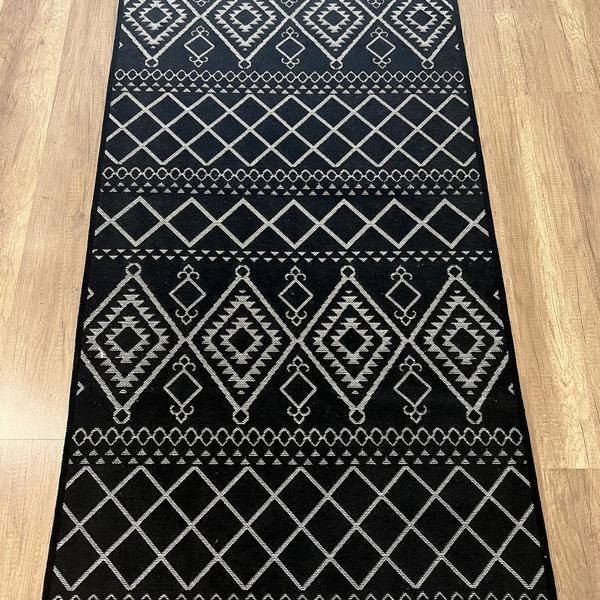 Hoom Rugs Fresh Cool 405 Yıkanabilir Siyah Modern Halı - Image 1