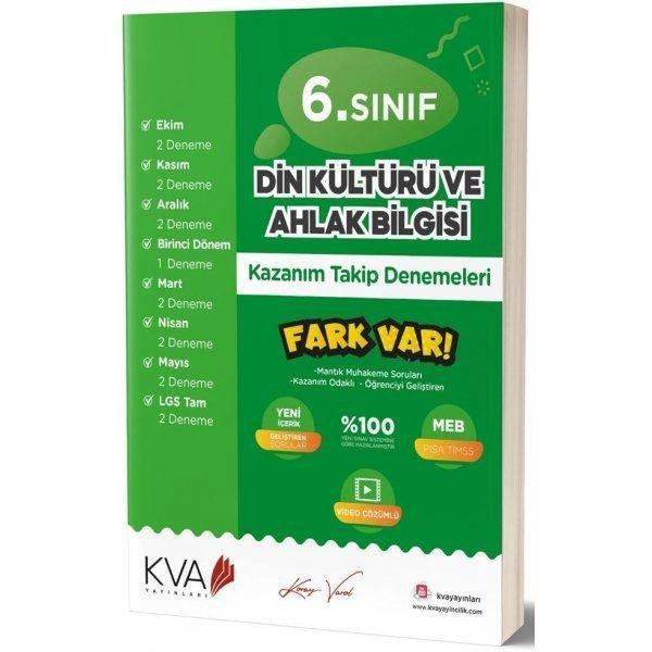 6. Sınıf Din Kültürü Ve Ahlak Bilgisi Kazanım Takip Denemeleri - KVA Yayınları - Image 1