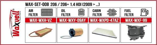  FİLTRE BAKIM SETİ206 / 206+ 1.4 HDI (2009 > …) - Image 1