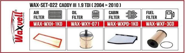 CADDY III 1.9 TDI FİLTRE BAKIM SETİ ( 2004 > 2010 ) - Image 1