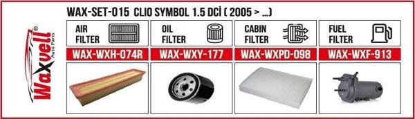 CLIO SYMBOL 1.5 DCİ FİLTRE BAKIM SETİ ( 2005 > …) - Image 1