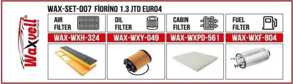 FİORİNO 1.3 JTD Euro4  FİLTRE BAKIM SETİ - Image 1