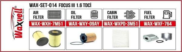 FOCUS III 1.6 TDCİ FİLTRE BAKIM SETİ - Image 1