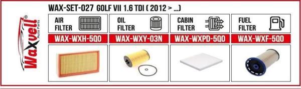 GOLF VII 1.6 TDI FİLTRE BAKIM SETİ ( 2012 > …) - Image 1