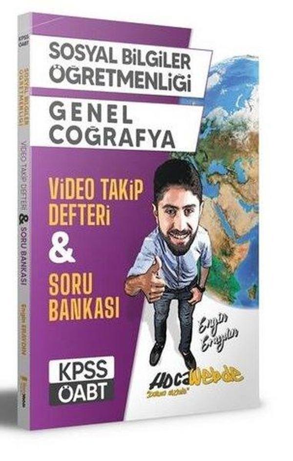 2021 Sosyal Bilgiler Öğretmenliği Genel Coğrafya Video Takip Defteri ve Soru Bankası - Hoca Webde Yayınları - Image 1