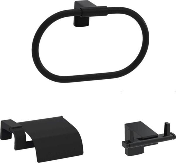 Tema Premium Mat Siyah 3'Lü Set - Image 1