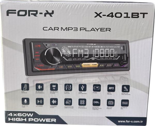FOR-X X-401BT OTO TEYP 2025 YENİ MODEL - Image 1