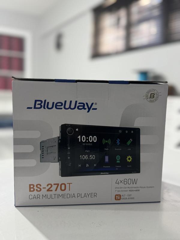 BLUEWAY BS-270T AYARLANABİLİR KASA DOUBLE CARPLAY ANDROİD AUTO - Image 1