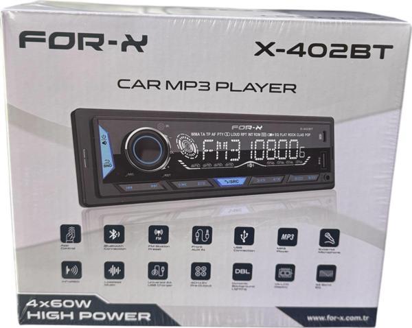 FOR-X X-402BT OTO TEYP 2025 YENİ ÜRÜN - Image 1