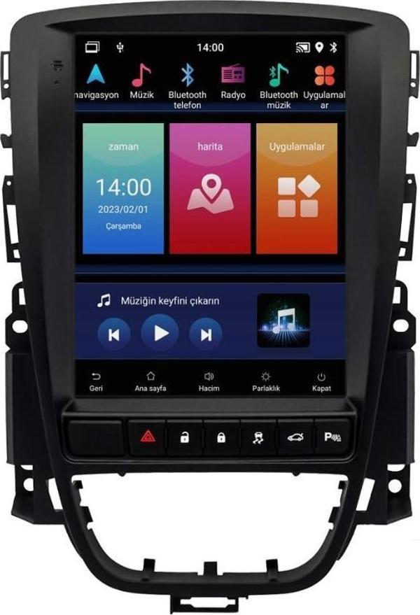 Opel Astra J Android Multimedya Sistemi (2010-2019) cadence 4/64 tesla - Image 1
