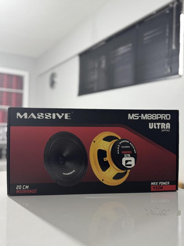 MASSİVE MS-M88PRO ULTRA 20CM MİDRANGE HOPARLÖR TAKIMI 175RMS - Image 1