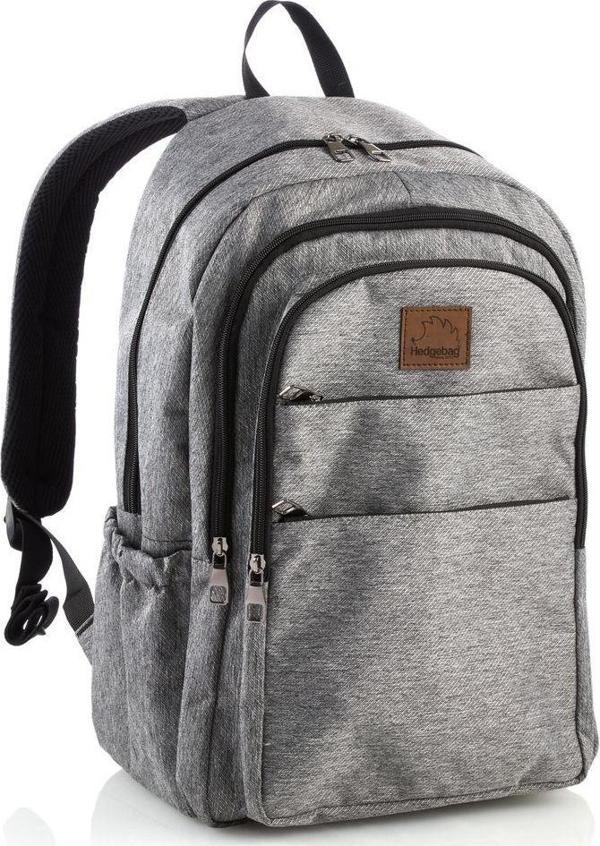 Hedgebag Hb1600-09 Üç Göz Sırt Çantası Gri 8681506310385 - Image 1