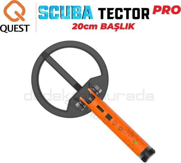 Scuba Tector PRO Su Altı Dedektörü&Sahil Arama Dedektörü - 20 cm Başlıklı - Image 1