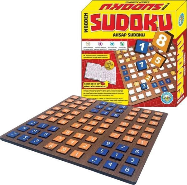 BUFFER® 9 Bölümlü Ahşap Sudoku Eğitici Oyun Seti - Image 1