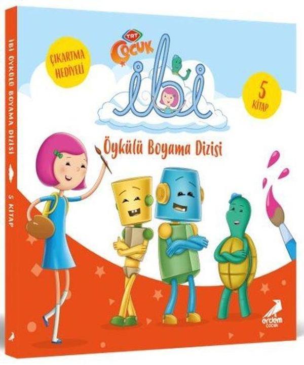 İbi Öykülü Boyama Seti - 5 Kitap Takım - Erdem Çocuk - Image 1