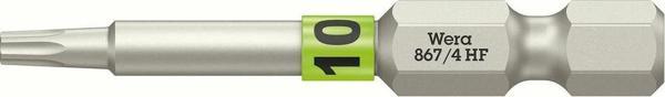 Wera 867/4 TORX® HF Bits, Tutma Fonksiyonlu, TX 10 x 50 mm - Image 1