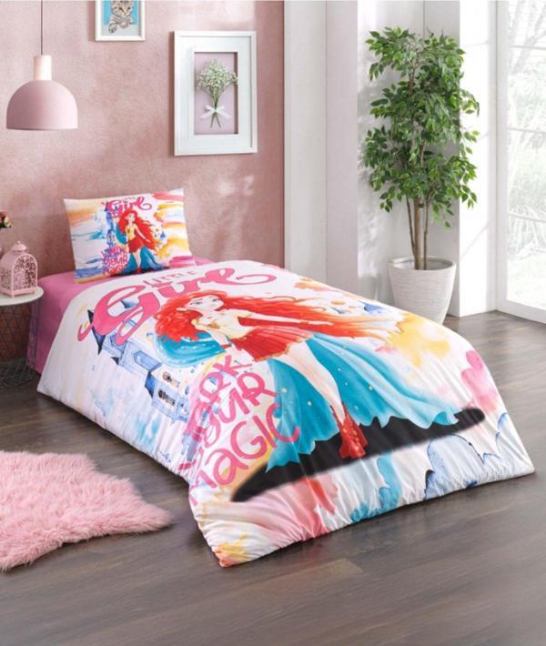 Kristal Ranforce Tek Kişilik Nevresim Takımı Kız Çocuk Nevresim - Image 1