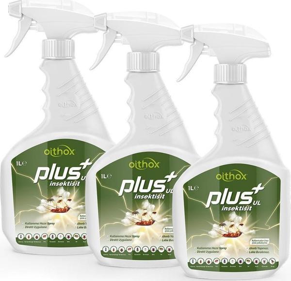 Oithox Plus Ul 1 Lt Hamam Böceği, Tahta Kurusu, Gümüş Böceği, Bit, Pire, , Haşere Ilacı 3'lü Paket - Image 1