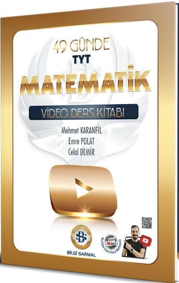 TYT Matematik 49 Günde Video Ders Kitabı Bilgi Sarmal - Bilgi Sarmal Yayınları - Image 1