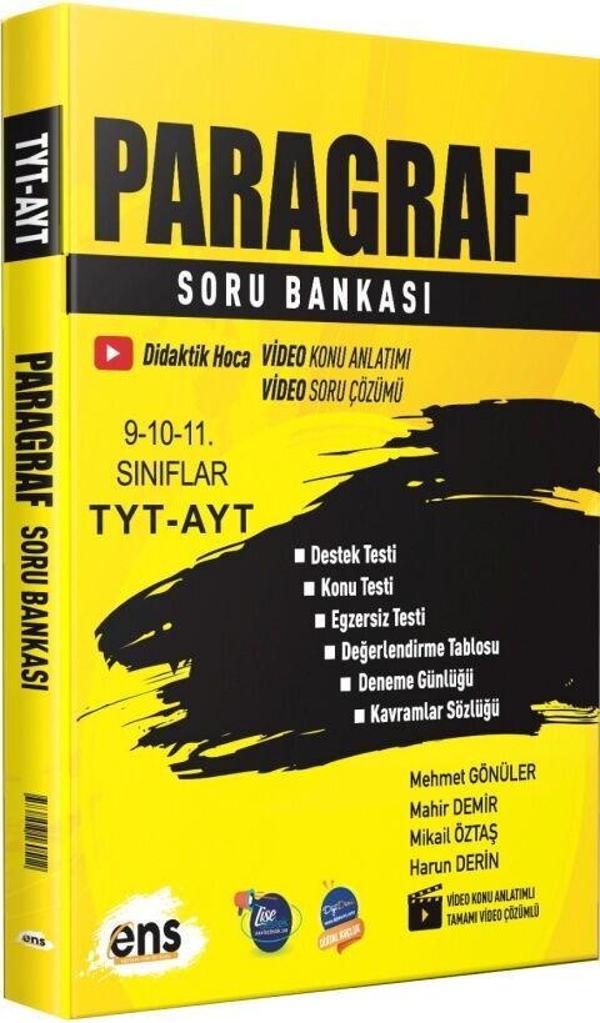TYT AYT Paragraf Soru Bankası ENS Yayıncılık - Ens Yayıncılık - Image 1