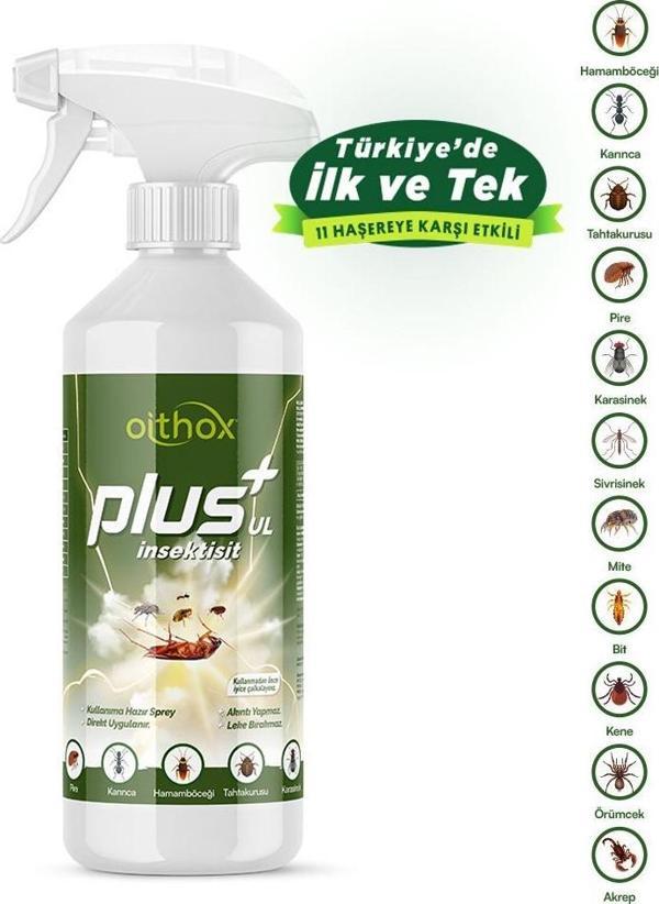 Oithox Plus Ul 500 ml Hamam Böceği, Tahta Kurusu, Sivrisinek, Karasinek, Kene, Bit, Pire, Haşere Ilacı - Image 1