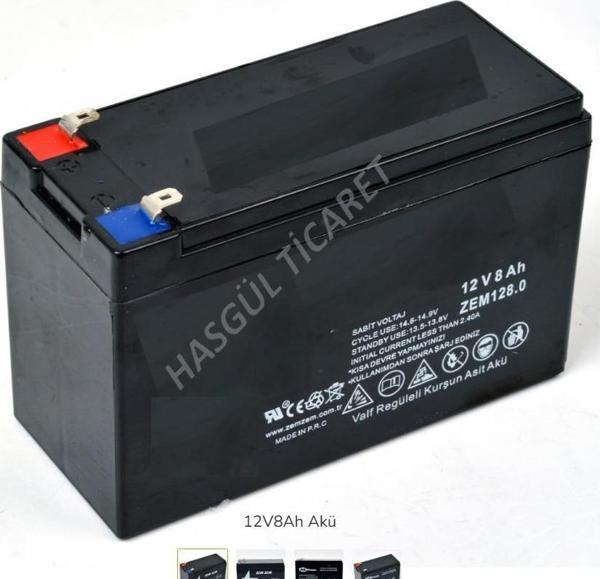 Hsgl İlaçlama Makinası Aküsü 12v8ah /20HR Şarj edilebilir Akü 6-FMD-8 - Image 1